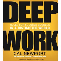 Book Cover for Deep Work: Rules for Focused Success in a Distracted World